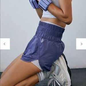 Free people movement shorts blue/purple color size M